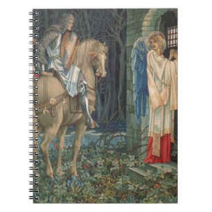 Der Ausfall von Tapisserie Sir-Gawain William Notizblock