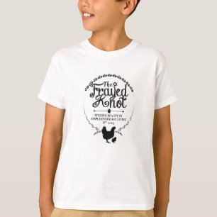 Der ausgefranste Knoten - Logo scherzt T - Shirt