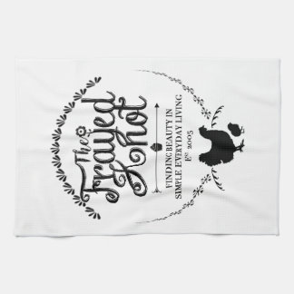 Der ausgefranste Knoten - Wappen-Küchen-Tuch Geschirrtuch