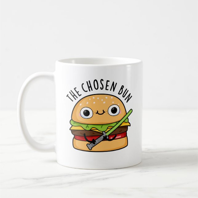 Der ausgewählte Bun Funny Food Warrior Bun Pub Kaffeetasse (Links)