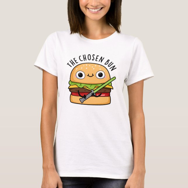 Der ausgewählte Bun Funny Food Warrior Bun Pub T-Shirt (Vorderseite)
