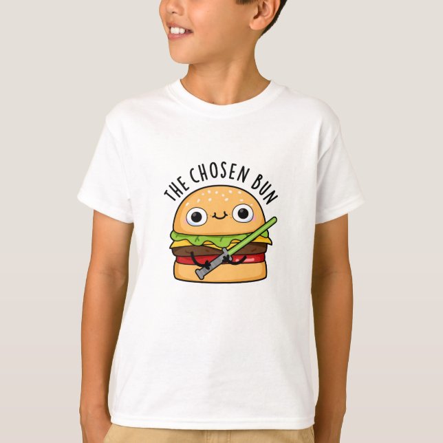 Der ausgewählte Bun Funny Food Warrior Bun Pub T-Shirt (Vorderseite)
