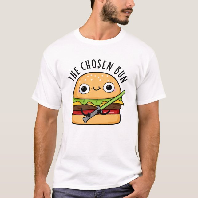 Der ausgewählte Bun Funny Food Warrior Bun Pub T-Shirt (Vorderseite)
