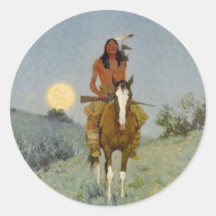 Der Ausreißer Runder Aufkleber