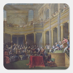 Der Ausschuss von Lyon 1808 am 26. Januar 1802 Quadratischer Aufkleber