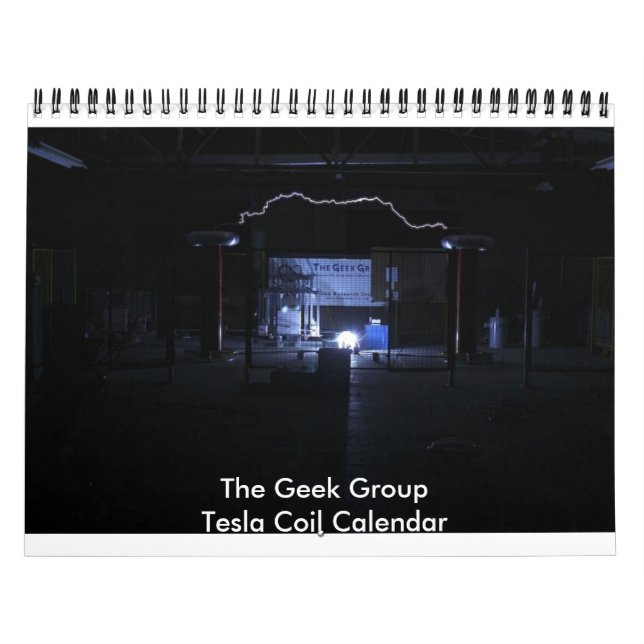 Der Aussenseiter-Gruppe Tesla Spulen-Kalender Kalender (Titelbild)