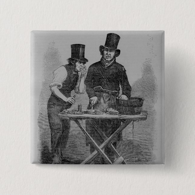 Der Austern-Stall Button (Vorderseite)