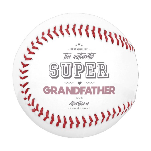 der authentische Supergroßvater Baseball (Vorderseite Links)