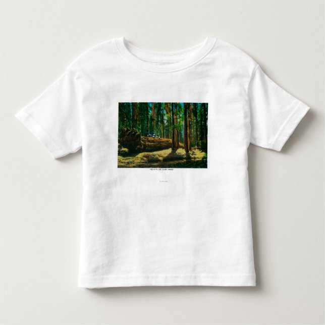 Der Auto-LOGON-riesige Wald, Rothölzer Kleinkind T-shirt (Vorderseite)