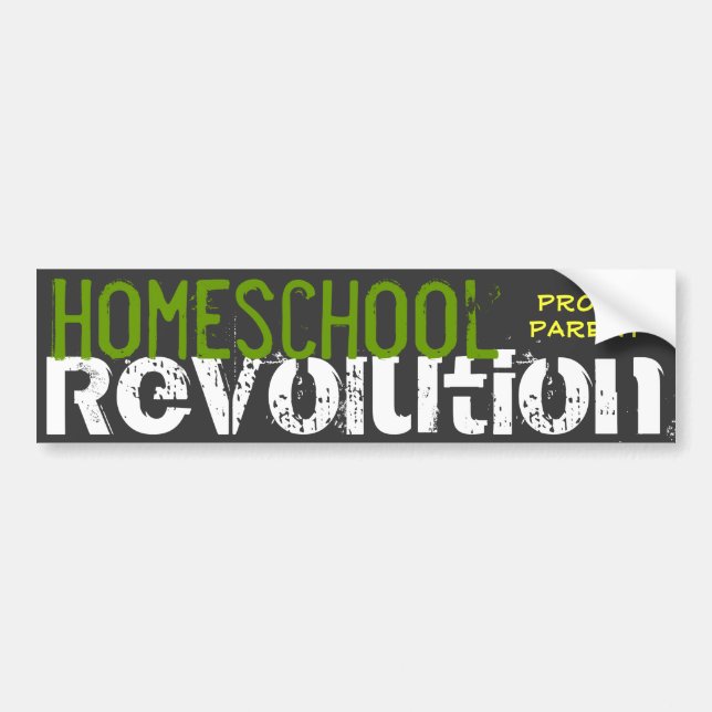 Der Autoaufkleber der häuslichen Revolution (Vorne)