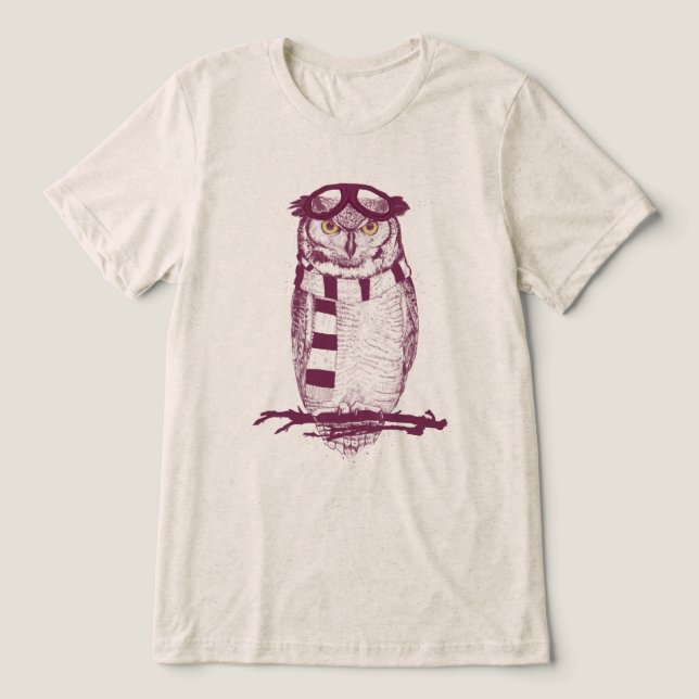 Der Aviator Tri-Blend Shirt (Design Vorderseite)