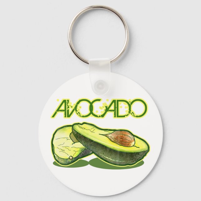 Der Avocado Schlüsselanhänger (Vorderseite)