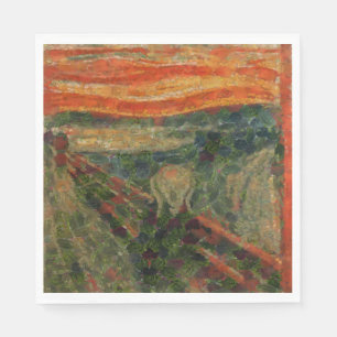 Der Avocado Scream Fine Art Vegan Spoof Serviette