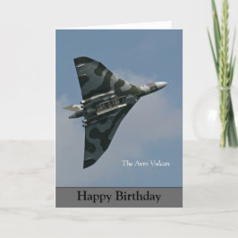 Der Avro Vulcan glücklich zum Geburtstag Karte