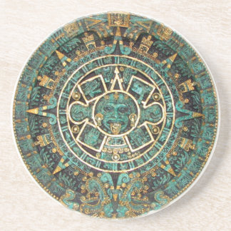 Der aztekische Kalender Getränkeuntersetzer