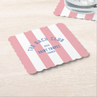 Der Bach Club Blue Wappen Pink Cabana Strip