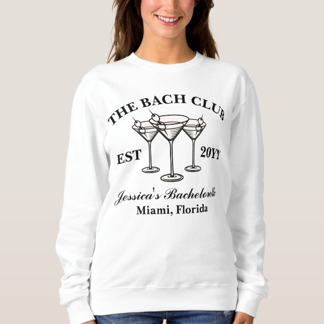 Der Bach Club Luxury Bachelorette - Reise zum Stol Sweatshirt (Vorderseite)