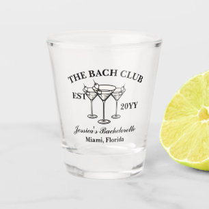Der Bach Club Luxus-Junggesellinnen-Abschiedstrip Schnapsglas