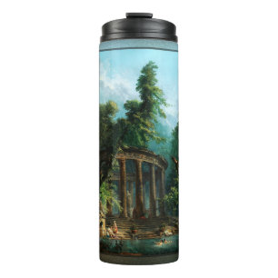 Der Badepool von Hubert Robert Thermosbecher