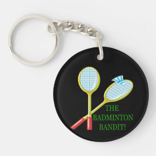Der Badminton-Bandit Schlüsselanhänger