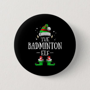 Der Badminton-Elf-Matching-Familien-Gruppen-Weihna Button
