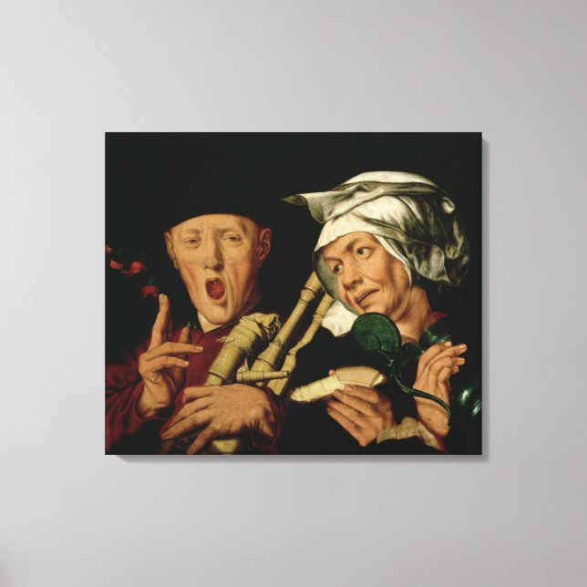 Der Bagpiper Leinwanddruck (Vorderseite)