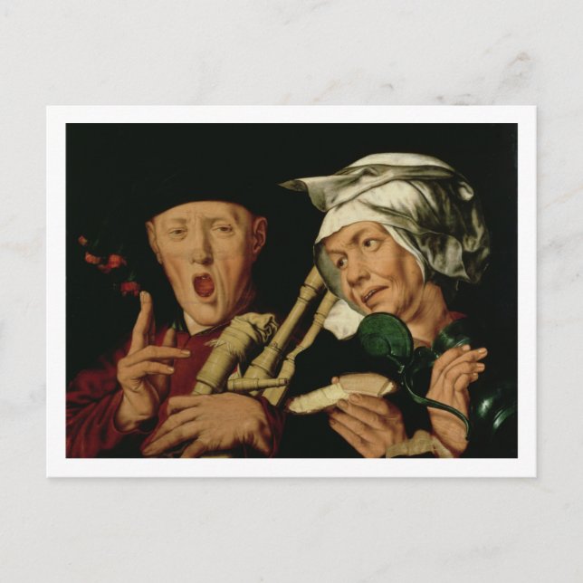 Der Bagpiper Postkarte (Vorderseite)