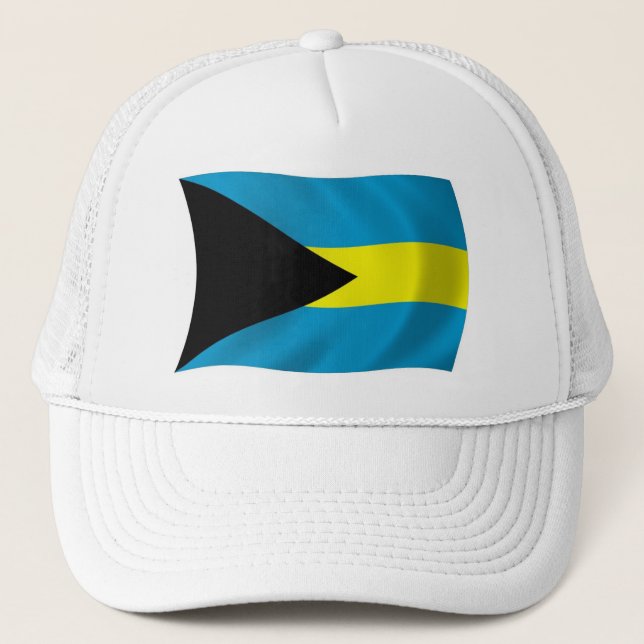 Der Bahamas-Flaggenhut Truckerkappe (Vorderseite)