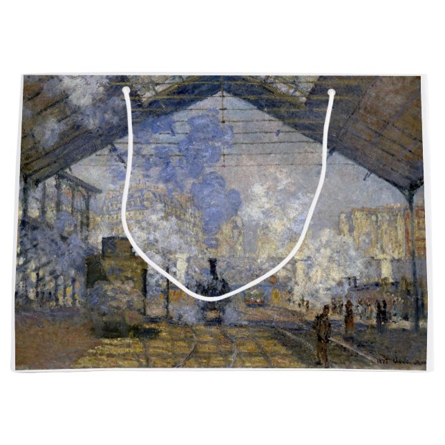 Der Bahnhof Saint-Lazare, Monet Große Geschenktüte (Vorderseite)
