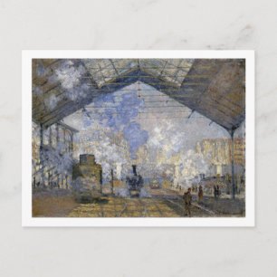 Der Bahnhof Saint-Lazare, Monet Postkarte