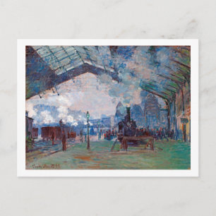 Der Bahnhof Saint-Lazare, Monet Postkarte