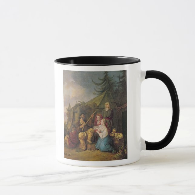 Der balalaika-Spieler, 1764 Tasse (Rechts)