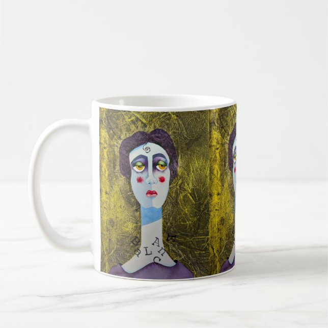 "Der Balance-Mythos" Kaffeetasse (Links)