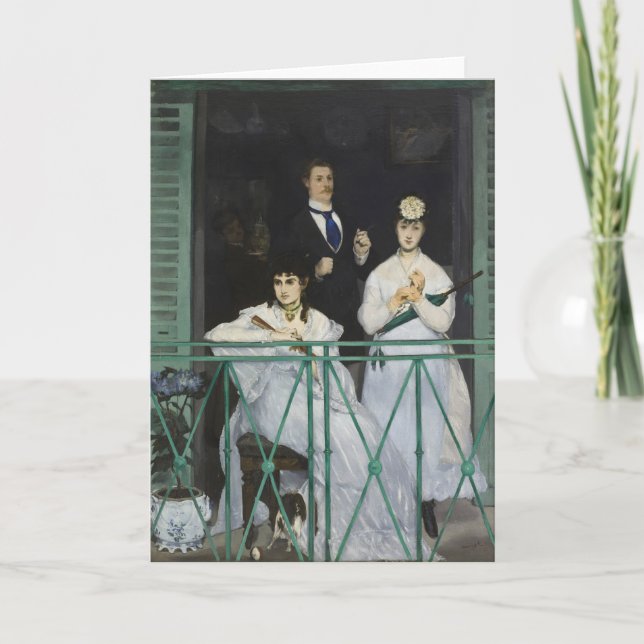 Der Balkon | Édouard Manet Karte (Vorderseite)