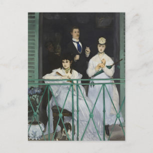 Der Balkon   Édouard Manet Postkarte