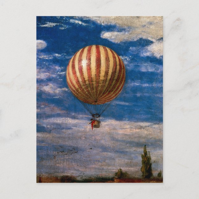 Der Ballon, 1878 Postkarte (Vorderseite)