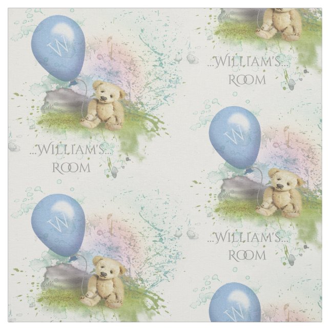 Der Ballon-Baby-Jungen-Kinderzimmer des niedlichen Stoff (Muster)