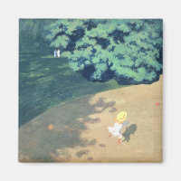 Der Ballon oder die Ecke eines Parks mit einem Kin