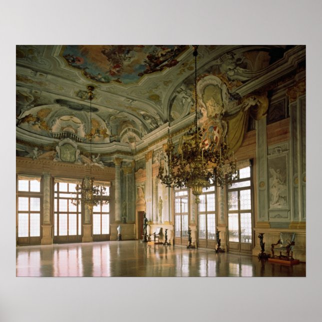 Der Ballsaal (Foto) Poster (Vorne)