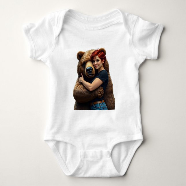 Der Bär Baby Strampler (Vorderseite)