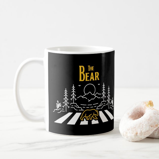 Der Bär Kaffeetasse (Mit Donut)