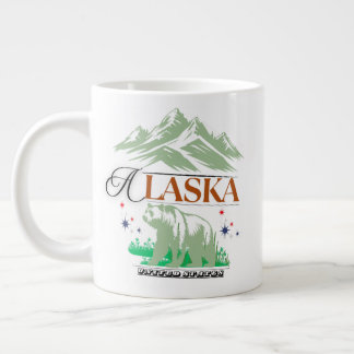 Der Bär von Alaska – Abenteuer-Kaffeetasse Jumbo-Tasse