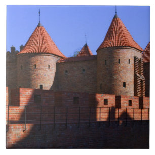 Der Barbakan, Warschau, Polen Fliese