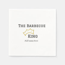 Der Barbecue-König kroneadd name text kochen beste