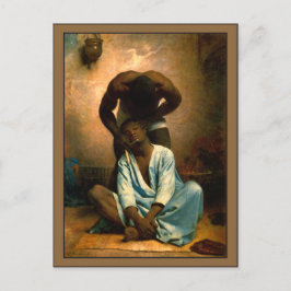 Der Barber Suez von Leon Bonnat Postkarte