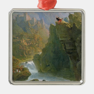 Der Barde, c.1817 (Öl auf Leinwand) Ornament Aus Metall