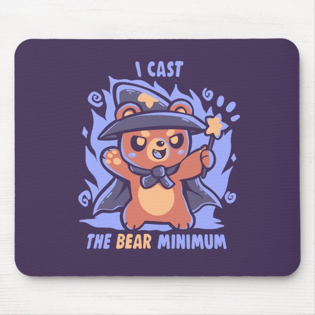 Der Bären-Minimum-Zauber Mousepad (Vorne)