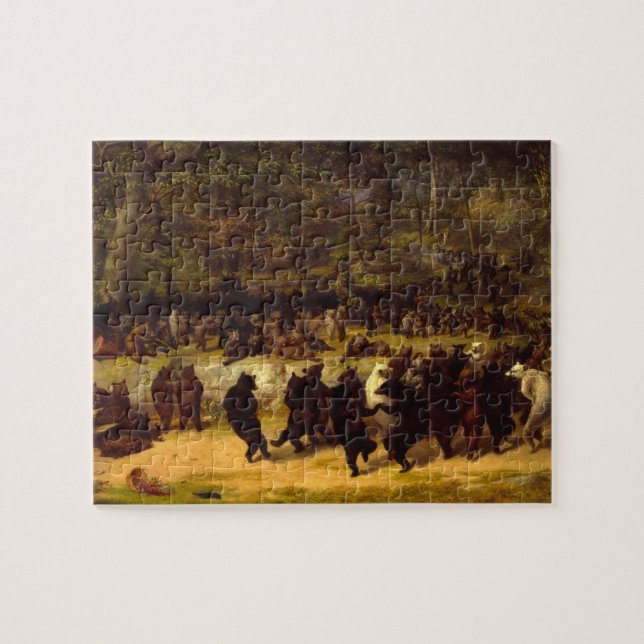 Der Bärentanz von William Holbrook Beard Puzzle (Horizontal)