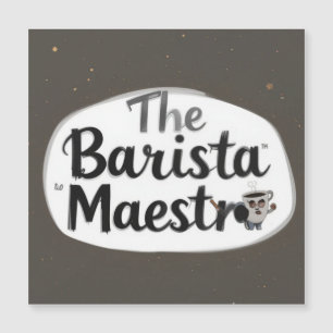 Der Barista Maestro Magnetkarte