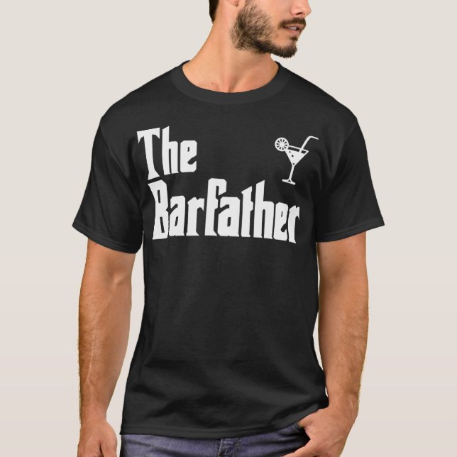 Der Barkeeper Barvater Funny  T-Shirt (Vorderseite)
